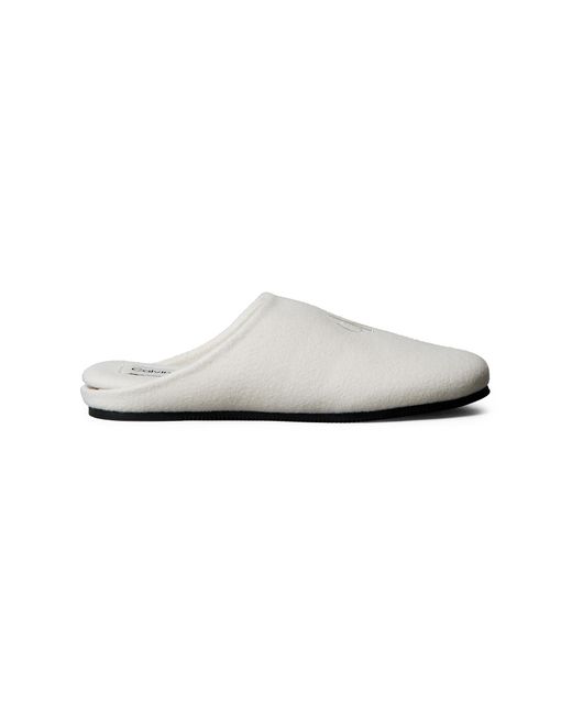Calvin Klein White Hausschuh