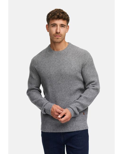 INDICODE Pullover Inpeace in Gray für Herren