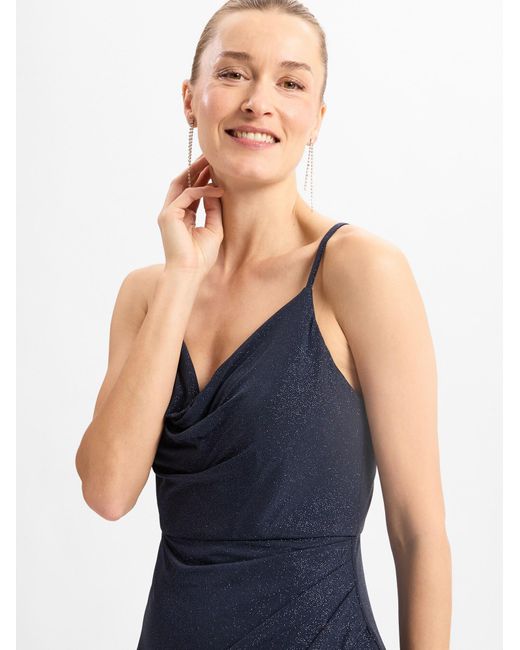 Marie Lund Blue Abendkleid
