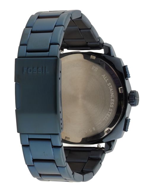 Fossil Uhr Everett in Blue für Herren