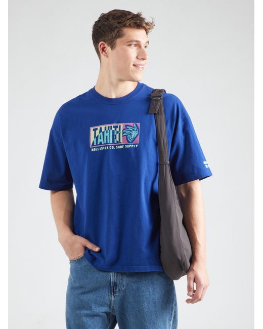Hollister T-Shirt in Blue für Herren