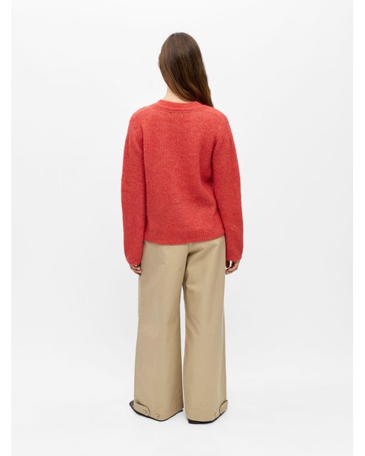 Object Red Pullover Objagate