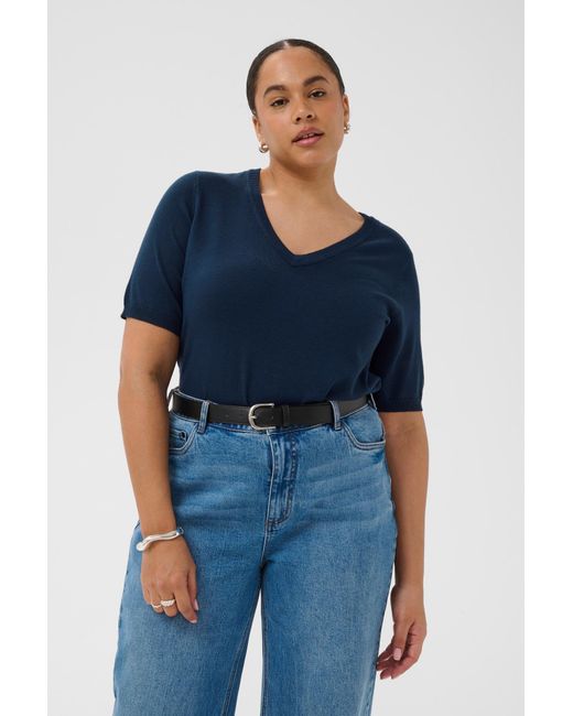 Kaffe Blue Pullover Lizzy