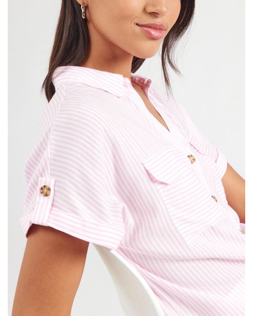 Vero Moda Pink Bluse 'Vmbumpy'