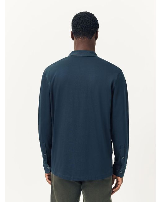 Next Hemd Supima in Blue für Herren