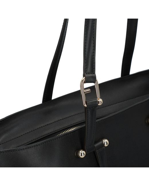 Furla Black Shopper Duetto
