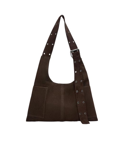 Pull&Bear Brown Schultertasche