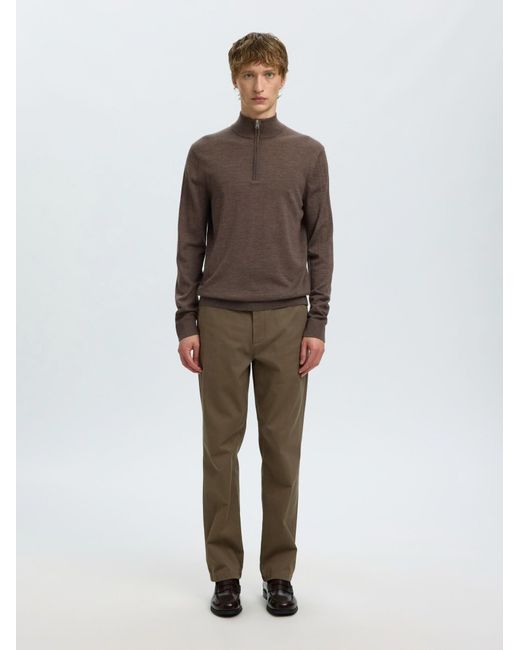 SELECTED Pullover Slhtray in Brown für Herren