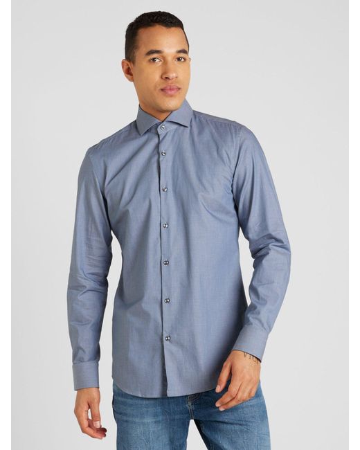 HUGO Hemd 'kason' in Blue für Herren