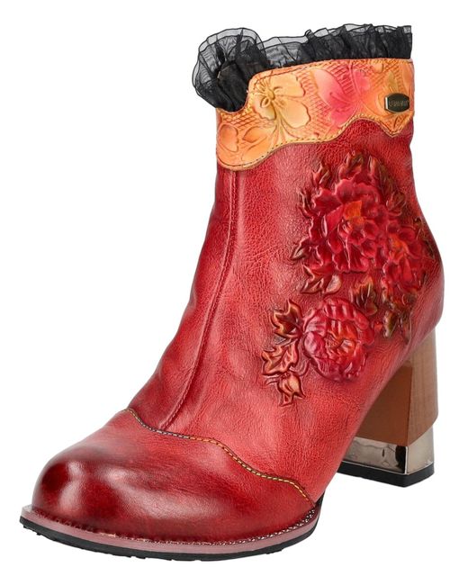 LAURA VITA Red Stiefelette