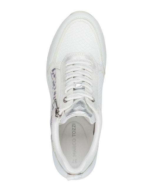 Marco Tozzi White Schnürschuh