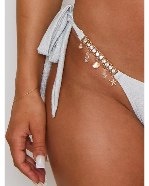 Moda Minx White Bikinihose