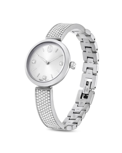 Swarovski Uhr in Metallic für Herren