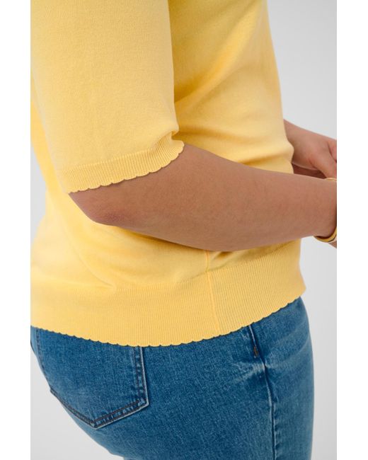 Kaffe Yellow Pulllover Kclizzy