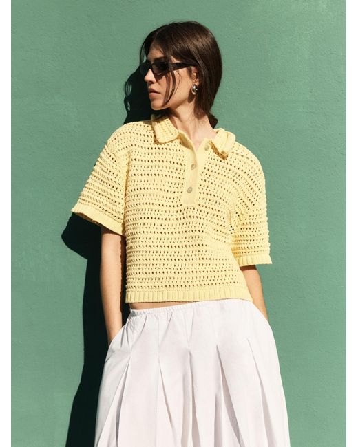 BHOEM Yellow Pullover