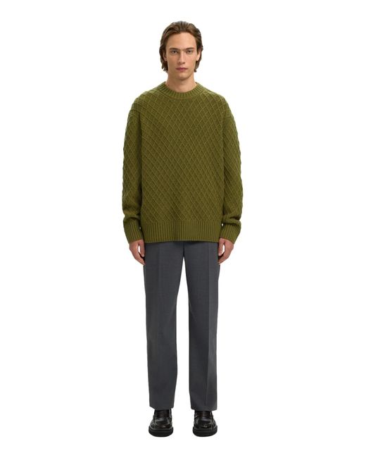 SELECTED Pullover in Green für Herren