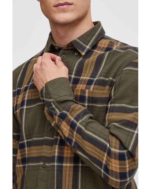 Solid Hemd Brandt in Green für Herren