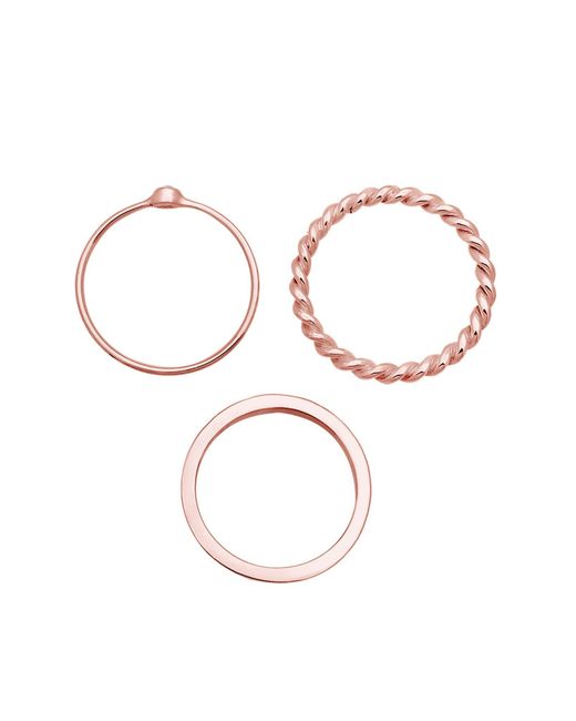 Elli Jewelry Multicolor Ring Set