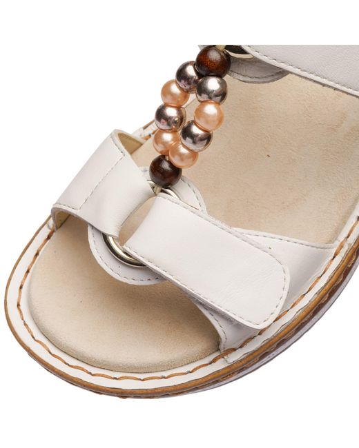 Ara White Pantolette