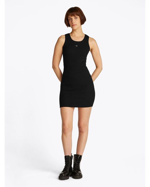 Tommy Hilfiger Black Kleid 'Essential'