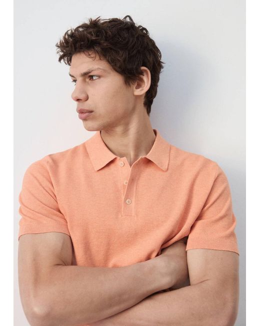 Mango Pullover Andrew in Pink für Herren