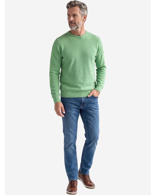 Redmond Pullover Basic in Green für Herren