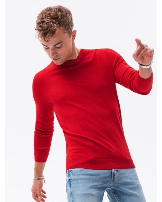 Ombre Pullover in Red für Herren