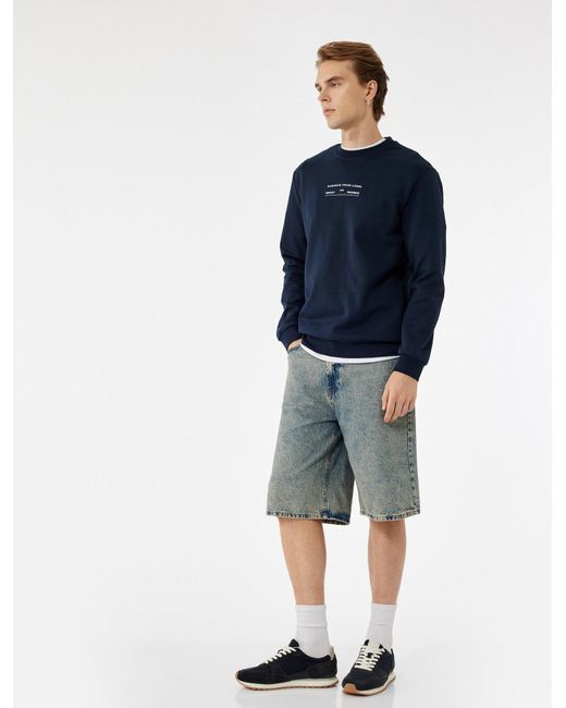 Koton Sweatshirt in Blue für Herren