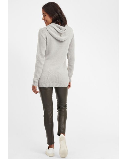 Oxmo Gray Pullover Cable
