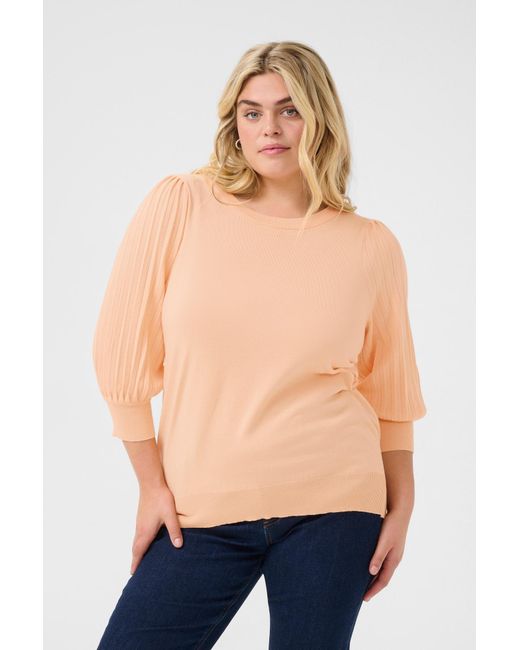 Kaffe White Pullover Loni