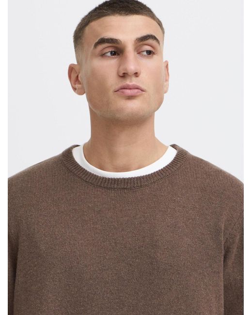 Solid Strickpullover Sdrick in Brown für Herren
