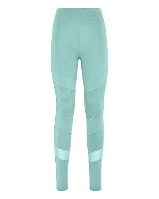 Philipp Plein Green Leggings 'Statement'