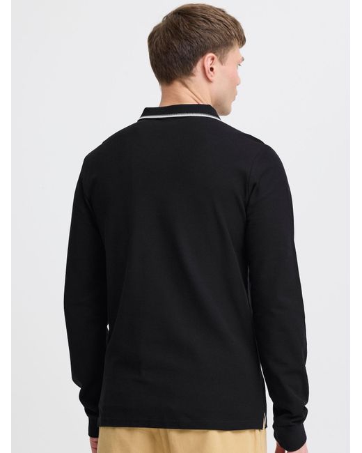 Solid Poloshirt Sdhangor in Black für Herren