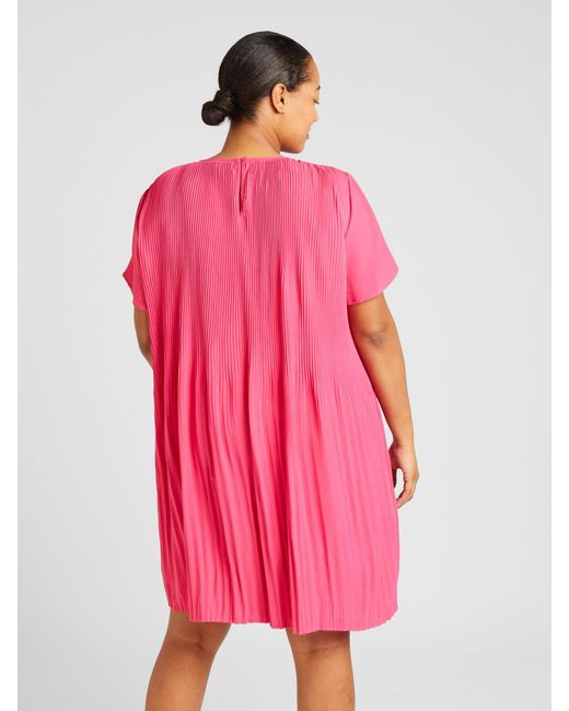 Only Carmakoma Pink Kleid 'badotte'