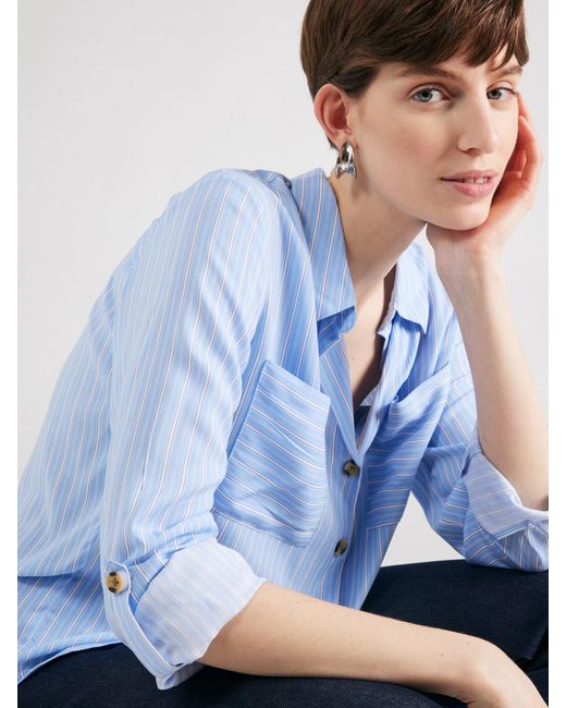 ONLY Blue Bluse 'Asmin'