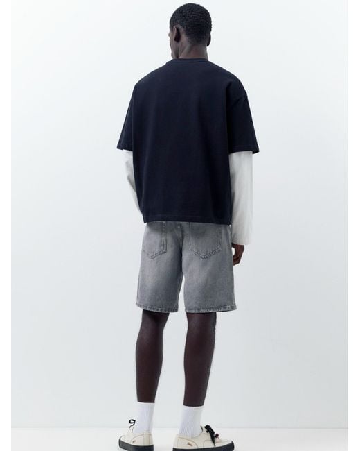 Pull&Bear Shorts in Gray für Herren