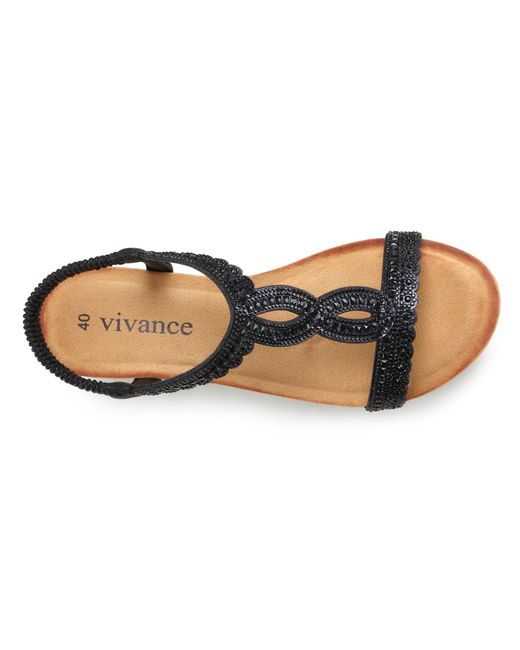 Vivance by Lascana Black Sandale