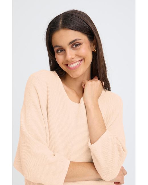 Fransa Natural Pullover