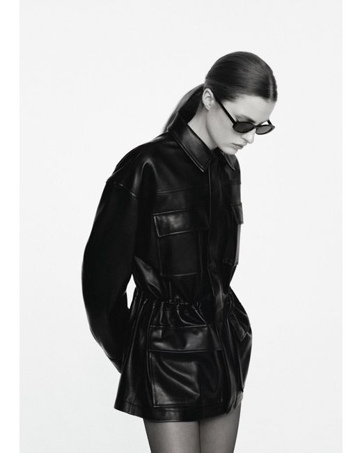 Mango Black Parka Robert