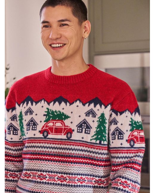 Next Pullover in Red für Herren