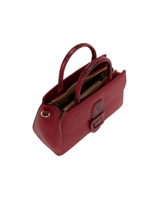 faina Red Handtasche