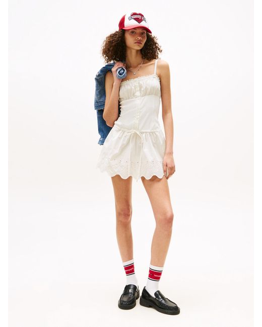 Tommy Hilfiger White Kleid (Ocs)
