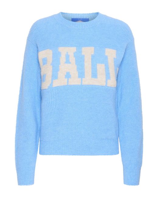 Ball Blue Strickpullover Bastacy Pullover