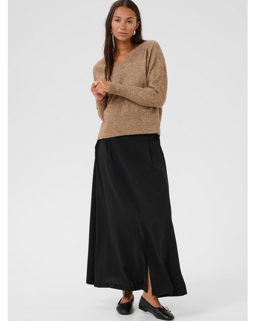 Kaffe Brown Pullover Kaniel