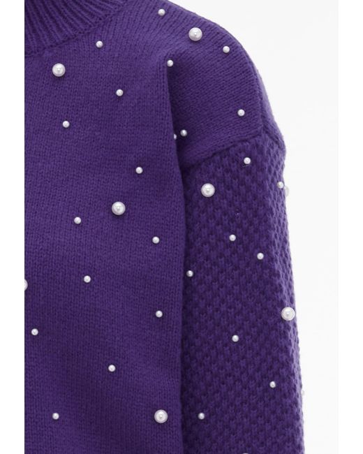 faina Purple Pullover