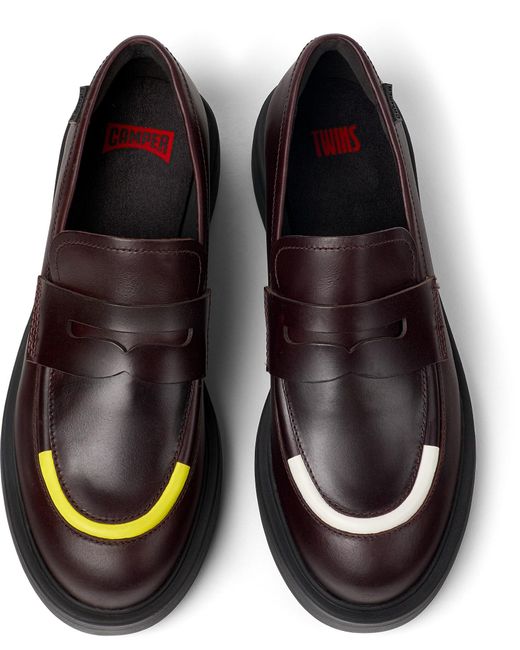 Camper Brown Slipper 'Dean Twins'