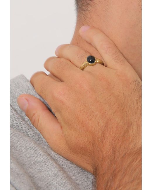 Kuzzoi Ring in Metallic für Herren