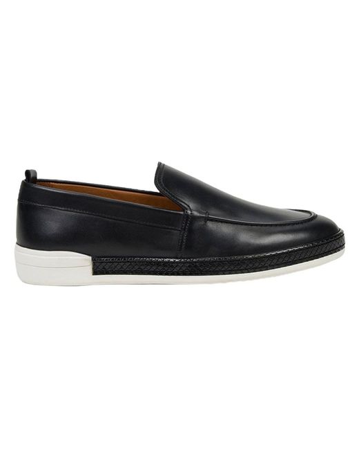 Desa Mokassin Slipper in Black für Herren