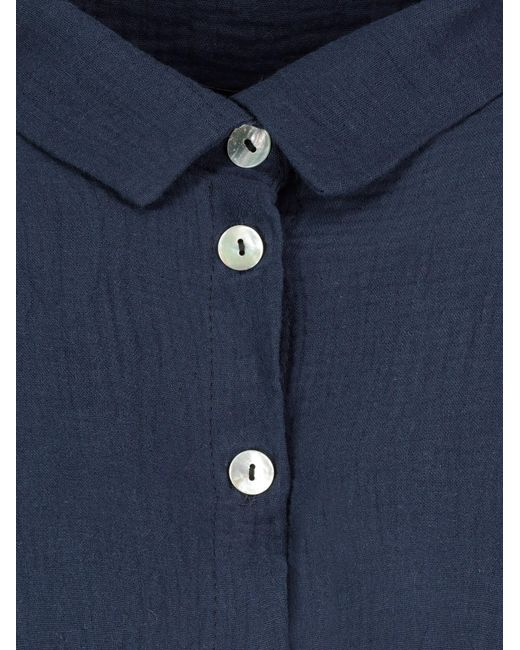 Sublevel Blue Bluse
