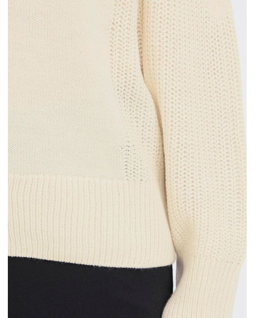 Oxmo White Strickpullover Oxiselmo